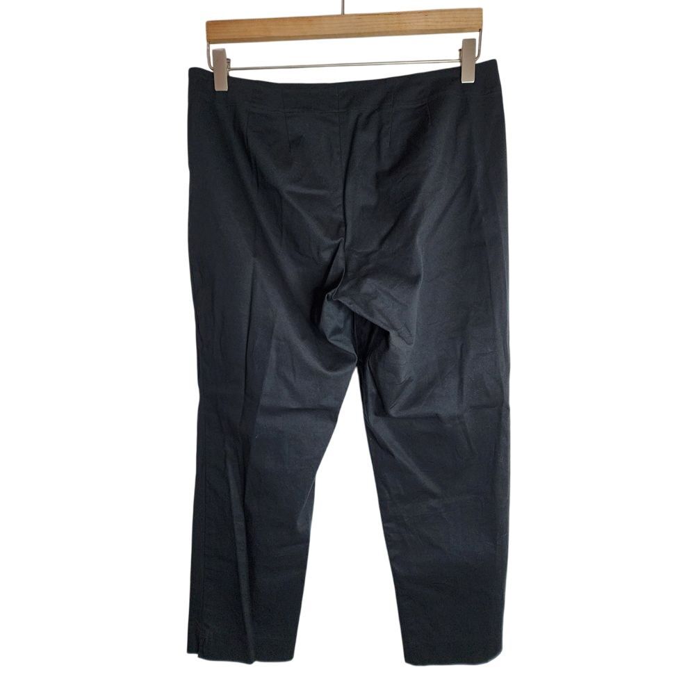 J. Jill Pants Women's 10 Petite Office‎ Wear Ankle Pull On Black - Picture 2 of 6